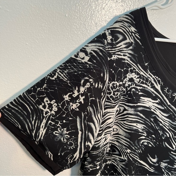 Mlle Gabrielle Maxi Dress Black White Floral - Picture 4 of 12